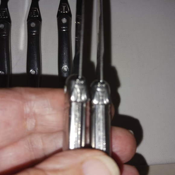 Laguiole Stainless Steel Cheese Forks / knives, Spreaders & Spoons, … - Picture 4 of 10